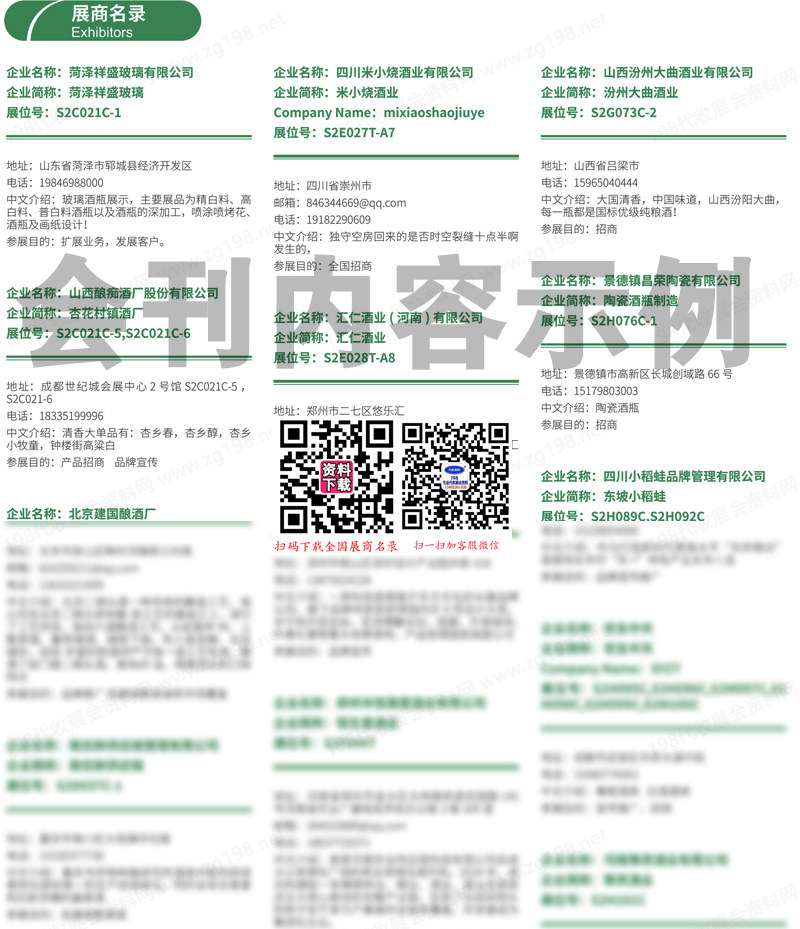 2025成都糖酒會、第112屆全國糖酒商品交易會會刊